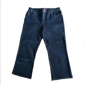 Brand new Izod Jeans, Izod blue, cropped, stretch.